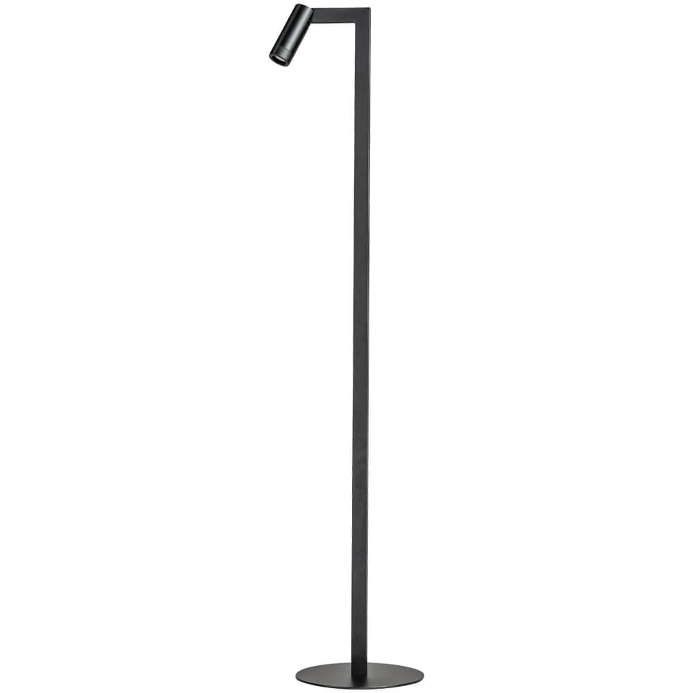 ETH Miller Strakke leeslamp vloerlamp zwart en goud/messing