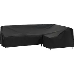 Outdoor Cover Ecksofa-Schutzhülle Konfiguration 4+5, schwarz