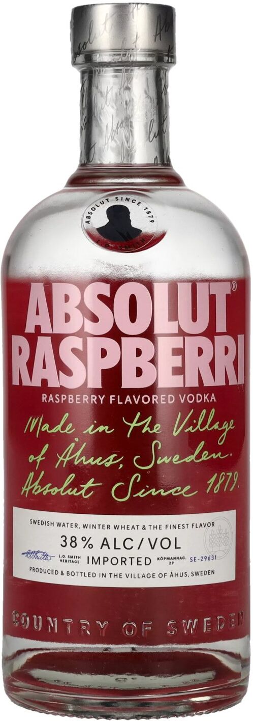 Absolut Vodka Absolut RASPBERRI Flavored Vodka 38% Vol. 0,7l