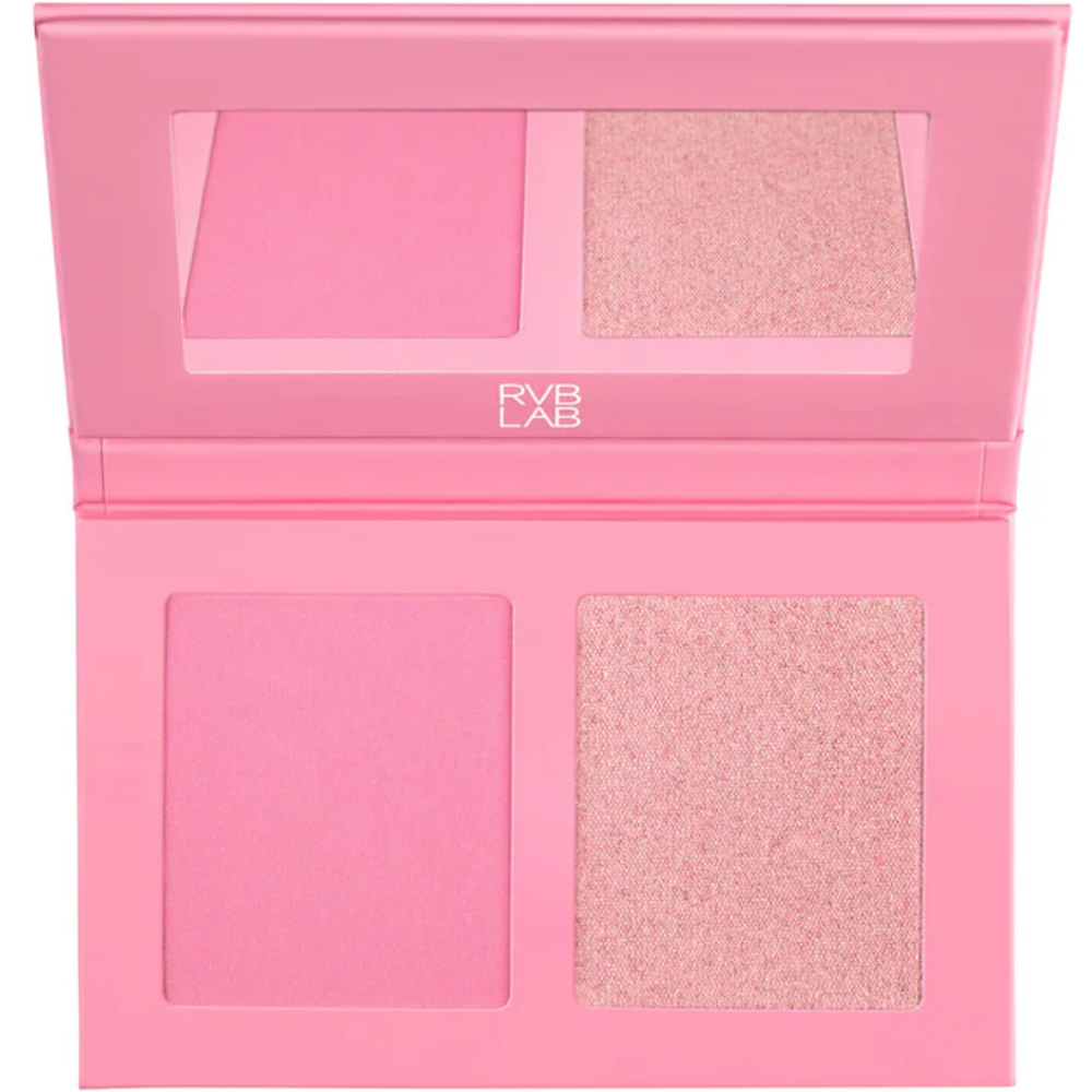 RVB LAB Dreamy Duo Face Powder Pallette Blush and Highlighter 1&nbsp;un. 325
