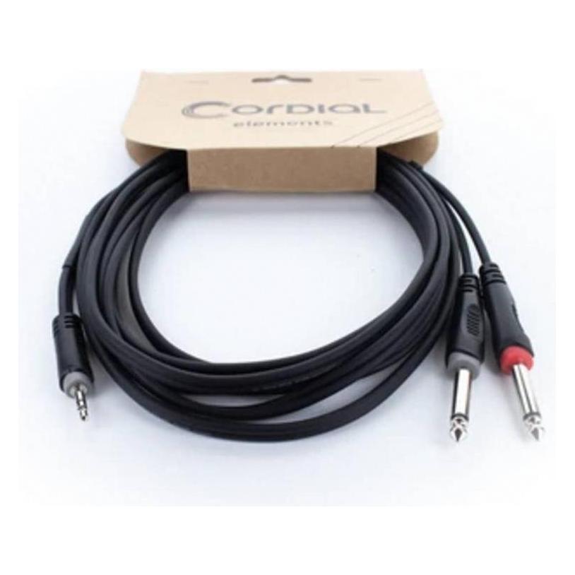 Cordial 2in1 (1.50 m, AUX Kabel, XLR Kabel) (14863)