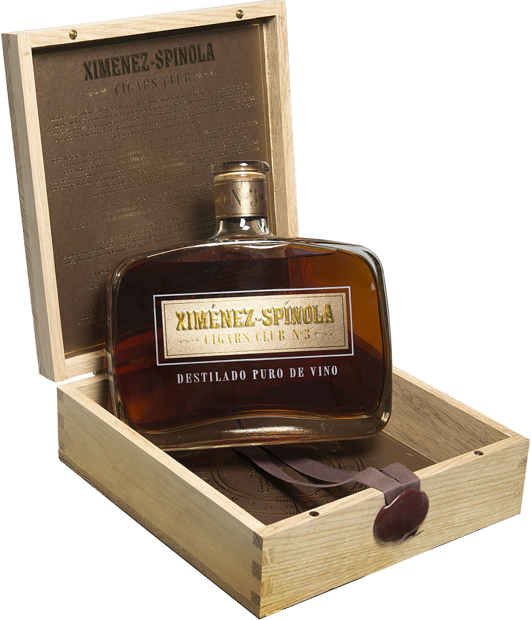 Ximénez-Spinola Ximénez-Spínola Brandy Cigars Club No. 3 46.1% Vol. Brandy aus Spanien