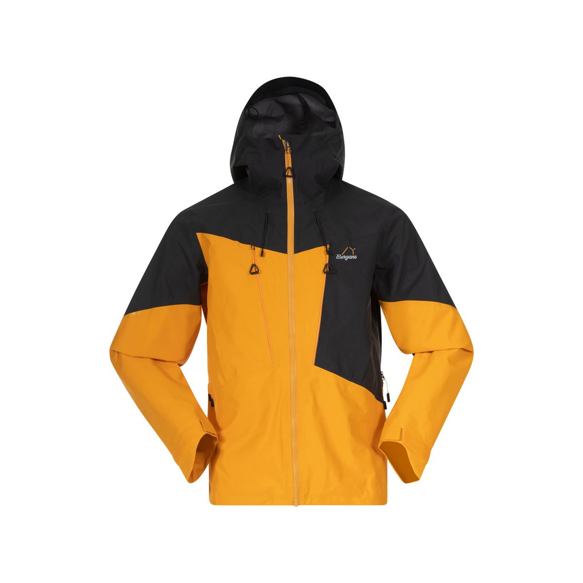 Bergans Y Mountainline Bold 3L Shell Jacket Men mango yellow/dark shadow grey (25286) XS 246060-3086-25286-XS