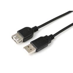MicroConnect USB-Kabel USB 2.0 5 m Schwarz USBAAF5B