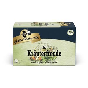 Goldmännchen Tee Kräuterfreude, BIO, Kräutertee, 30 g, 20 Beutel