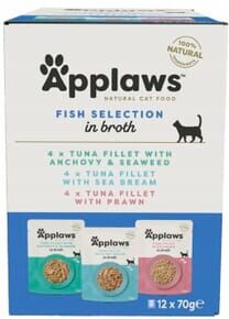 Applaws Gato Envelope Multiopack Peixe 12 Unds 70g