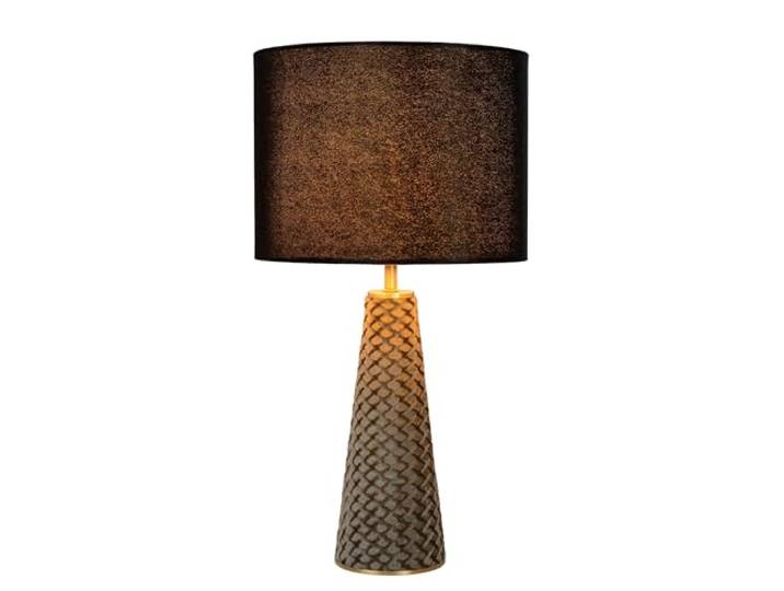 LUCIDE EXTRAVAGANZA VELVET - Tischlampe - Ø 25 cm - 1xE27 - Schwarz