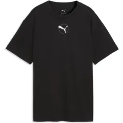 Puma, Jungen, Sportshirt, SPORT Relaxed Graphic Tee B (140), Schwarz, 140