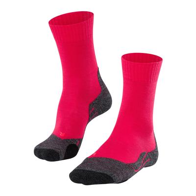 Wandersocken FALKE "TK2 Explore", Damen, Gr. 41-42, rosa (rose), Materialmix, Socken, atmungsaktives Funktionsmaterial, mit hoher Feuchtigkeitsaufnahme