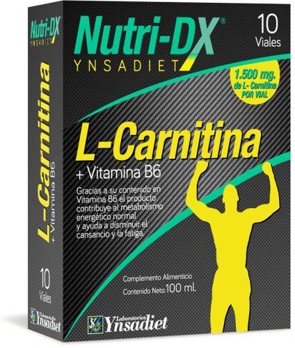 Ynsadiet L-Carnitine Vitamin B6 10 Vials