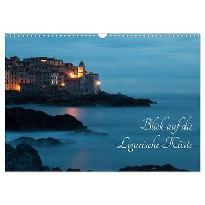 Blick auf die Ligurische Küste (Wandkalender 2027 DIN A3 quer), CALVENDO Monatskalender