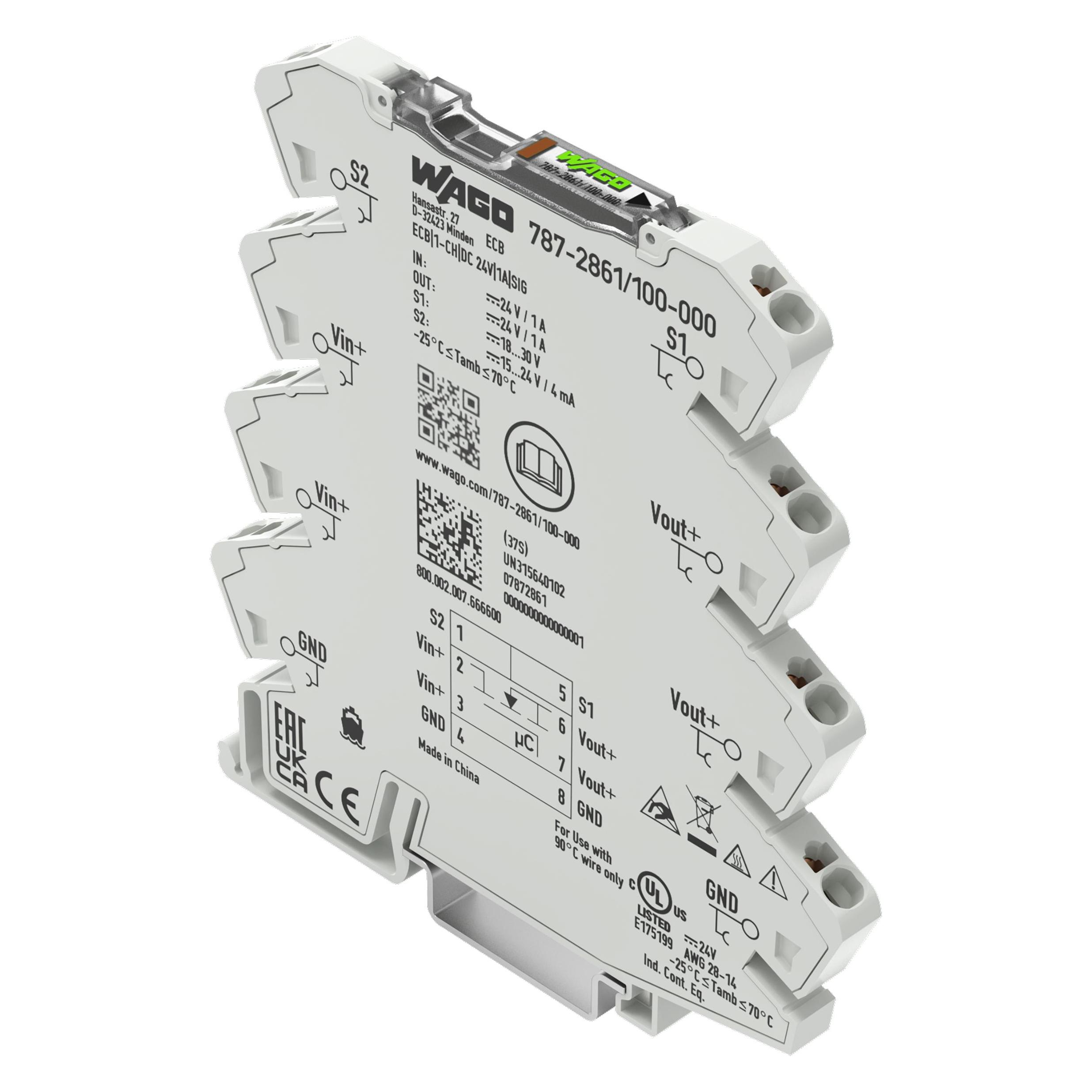 Wago Elektron. Schutzschalter (787-2861/100-000)
