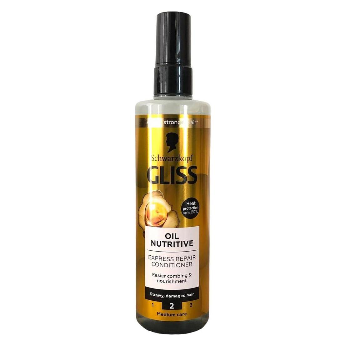 Schwarzkopf Gliss Kur GLISS Oil Nutritive Express Repair Conditioner 200ml (200 ml) (9000100398701)