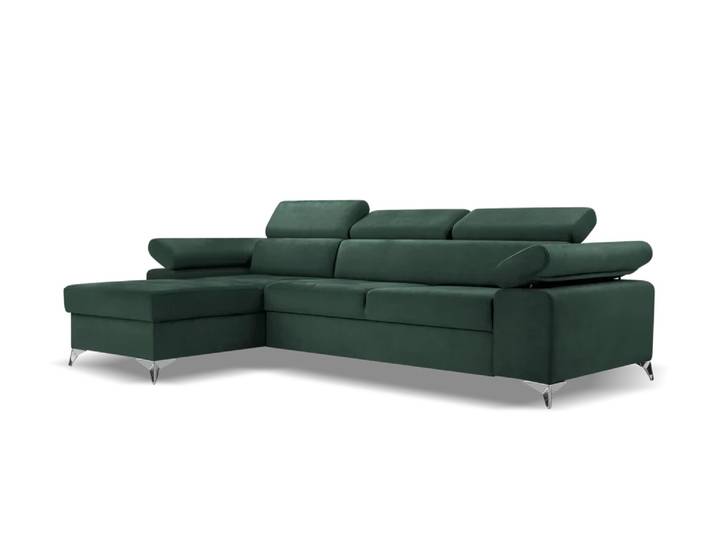 Ecksofa MADRYT MINI Links Grün (Vena 4)