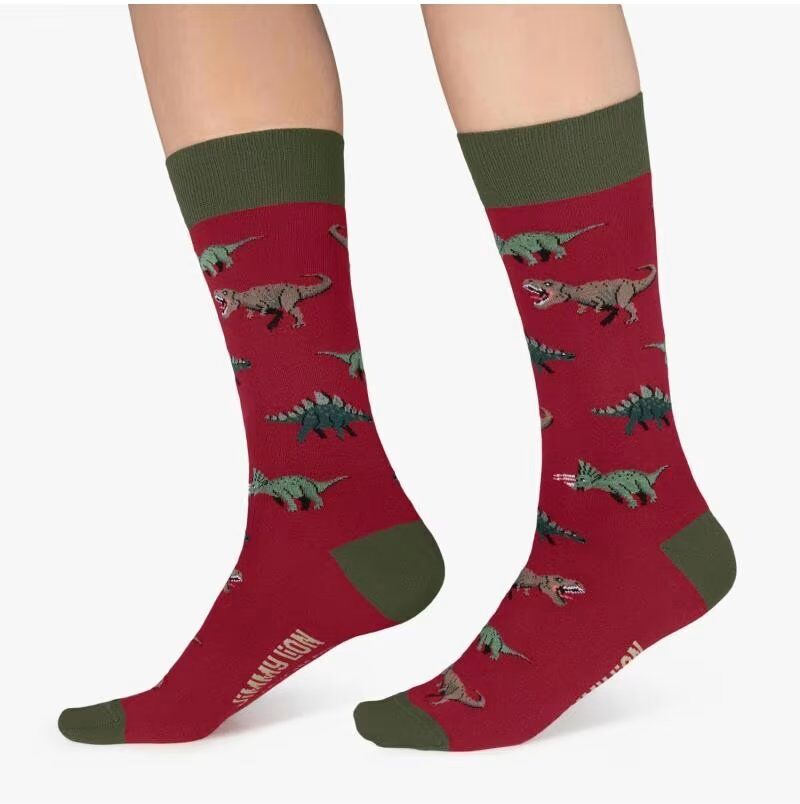Jimmy Lion Calcetines Jurassic Dinos Azul L Hombre