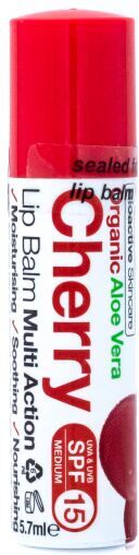 Dr. Organic Aloe Vera and Cherry Lip Balm 5.7 ml