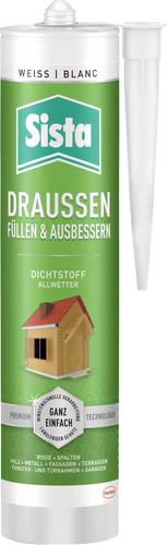 Sista SLOWS Sanitär-Silikon Herstellerfarbe Weiß SLOWS 280ml