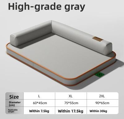 Uplift Essentials Executive Waterproof Orthopedic Sofa Bed grey xl
