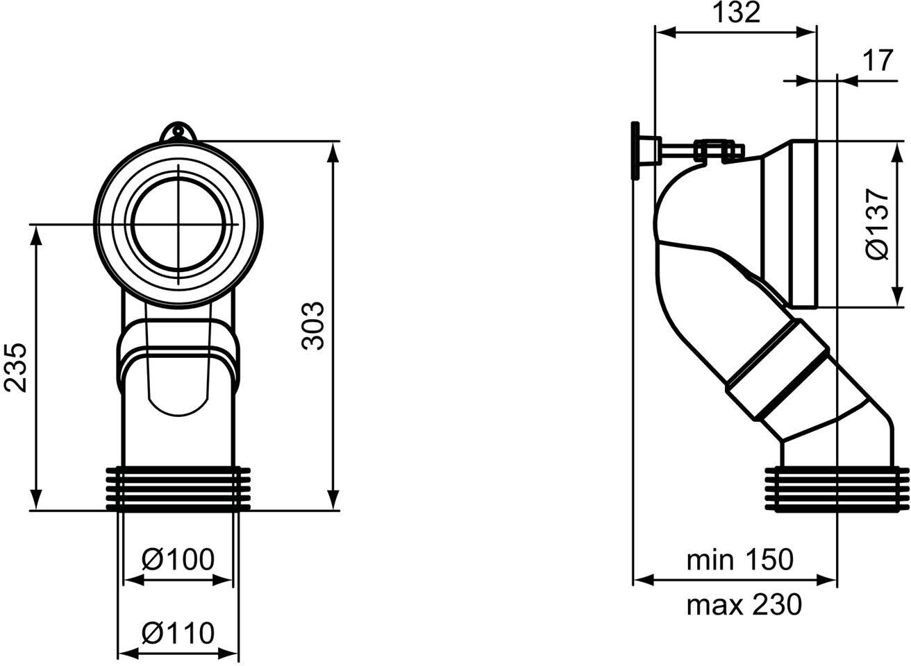 Ideal Standard Abgang 9 cm