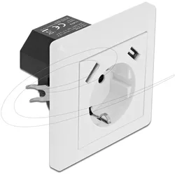 Delock, Steckdose, 11473 Steckdose 2 x USB + CEE 7/3