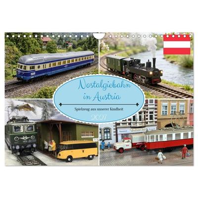 Nostalgiebahn in Austria (Wandkalender 2027 DIN A4 quer), CALVENDO Monatskalender