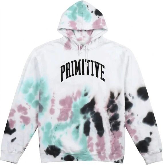 Hoodie Primitive Collegiate Washed Fleece (M - Weiß)