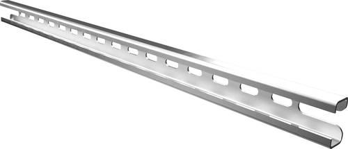 Rittal SZ 4943.000 4943.000 Hutschiene gelocht, C-Profil Stahlblech 455mm 6St.