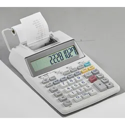Sharp Tischrechner druckend EL-1750V lichtgrau