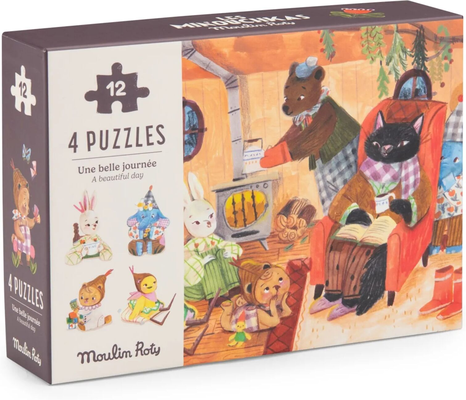 Moulin Roty Puzzles Une belle journée Multicolore taille unique