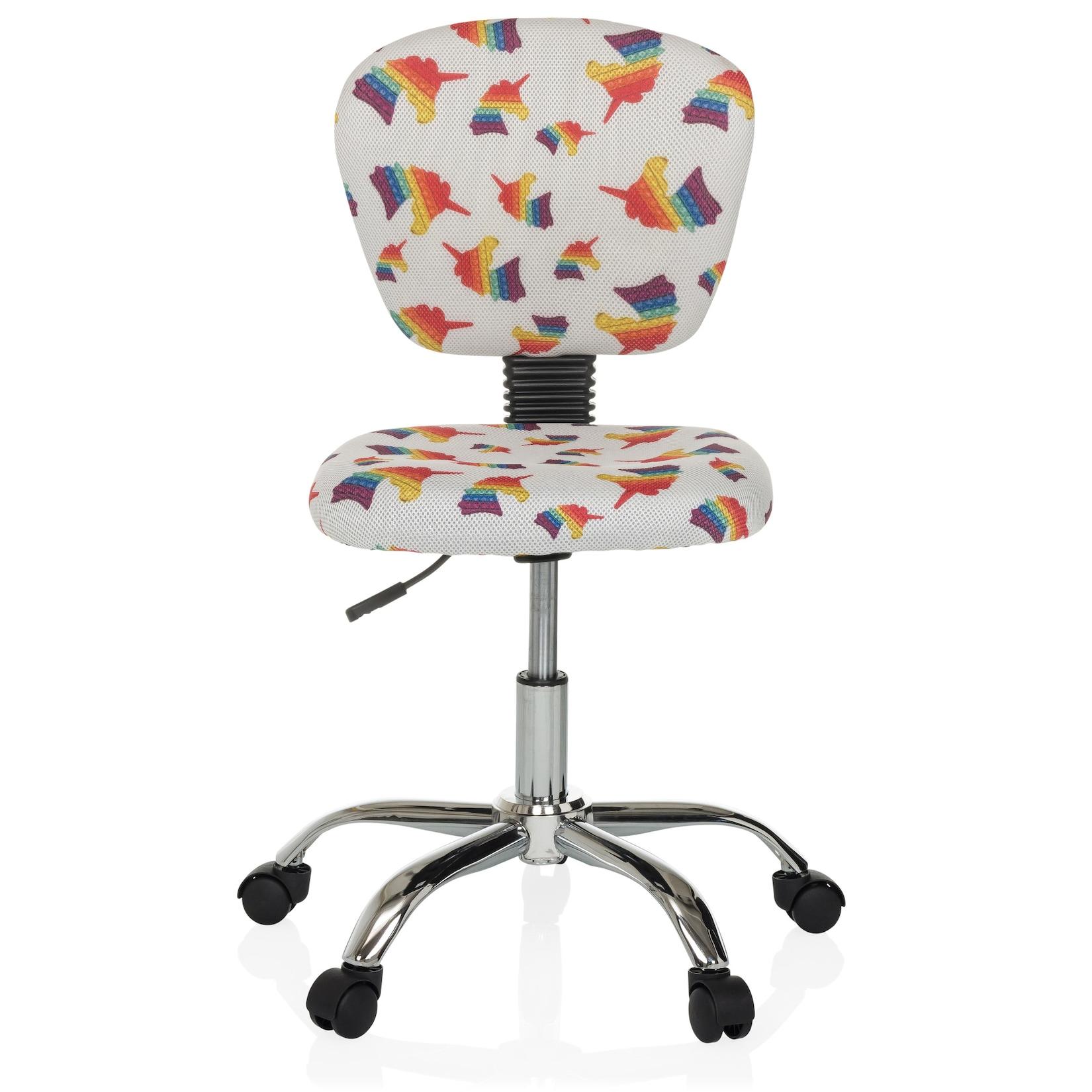 hjh OFFICE Kinderdrehstuhl KID BUBBLE Stoff ohne Armlehnen