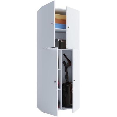 Holz Besenschrank Staubsauger Putzschrank Lona