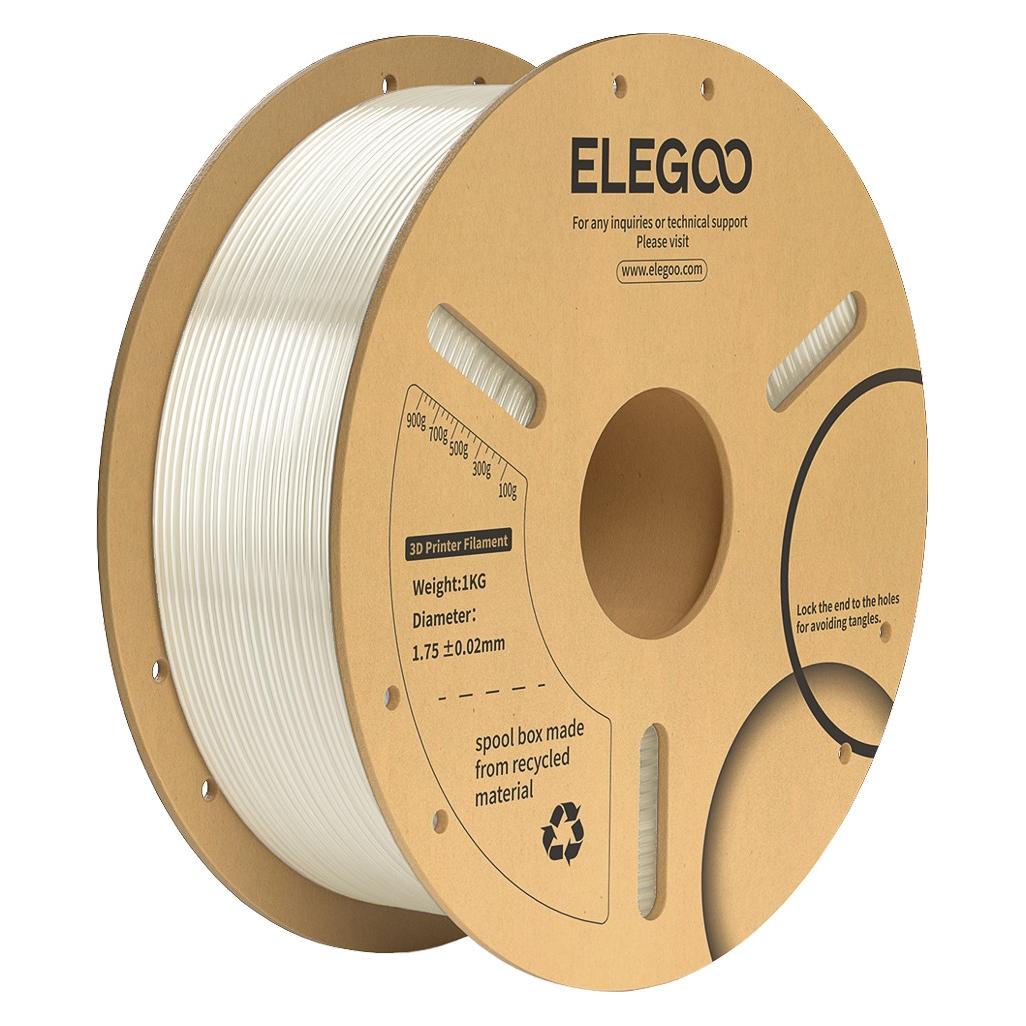 Elegoo PLA+ 1,75mm TRANSLUCENT 1kg 3D FILAMENT (PLA+, 1000 g, 1.75 mm) (50.203.0518)