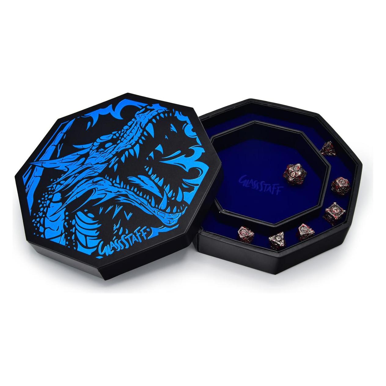 Glass Staff CritStones Arena Würfelteller Blue Dragon (GSDSDICEARENABLU)
