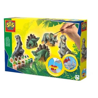 Dinos gießen und anmalen