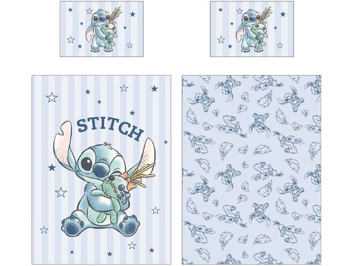 DISNEY Bettwäsche STITCH 100x140cm + 1*40x60cm baumwolle