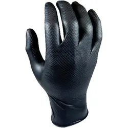 Handschuh Grippaz, Größe M, schwarz (Packung a 50 Stück) - schwarz - M