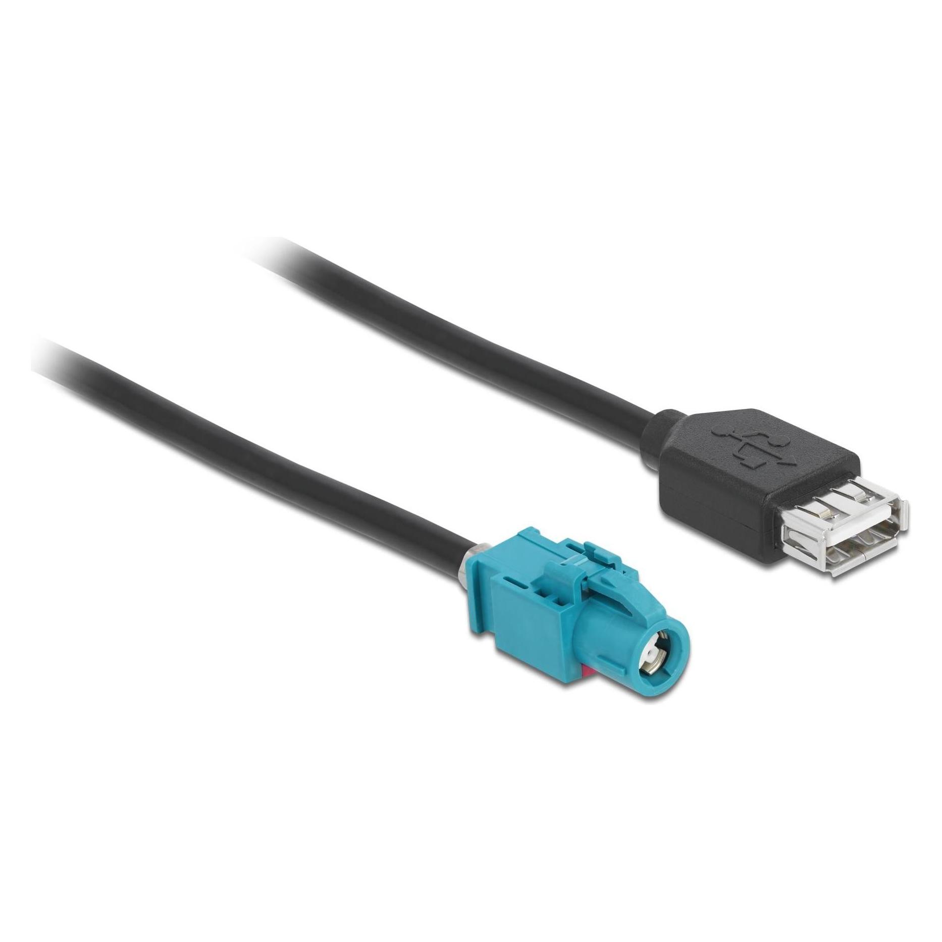 Delock USB-Kabel HSD Z - USB-A, (f-f) 1 m (90502)