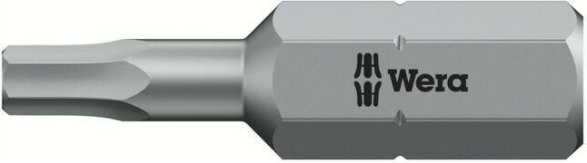 Embout 840/1 Z 1/4 po. 3,0 mm L. 25 mm dur tenace, HEX-Plus WERA (05056315001)