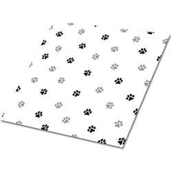 FLIESENAUFKLEBER 9 Stück 30x30 cm selbstklebend Hundepfoten