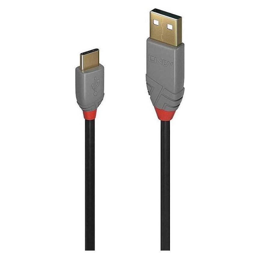 Lindy USB Anthra Line (1 m, USB 2.0) (36886)