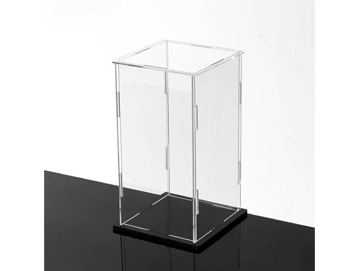 WhamtL Acryl Vitrine Staubdichter Schutz Würfelvitrine,10 15 20 25 30 35 40 45 cm Durchsichtige Action- Figurenvitrine, Sammlerstück-Schaubox für Schmuck-Souvenirs(40x40x60cm(16x16x24in))