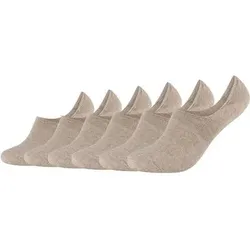 CAMANO Herren Socken Online comfort Footies 6p, Größe 39-42 in Braun Braun