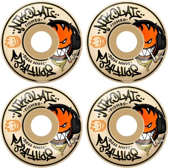 Skateboard Rollen Spitfire Formula Four Nikolai Pro Edition (52 - Weiß)