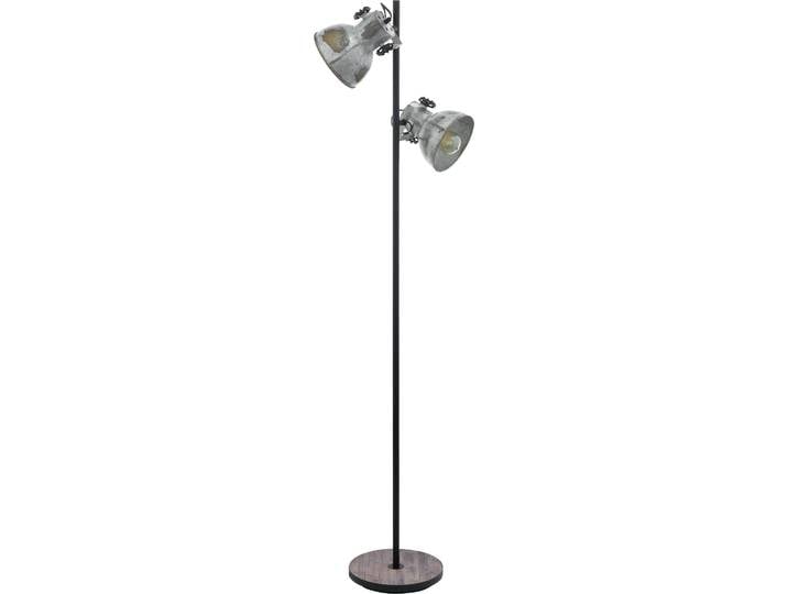 Lampadaire Barnstaple 2 flammes patine brune\, noir\, zinc