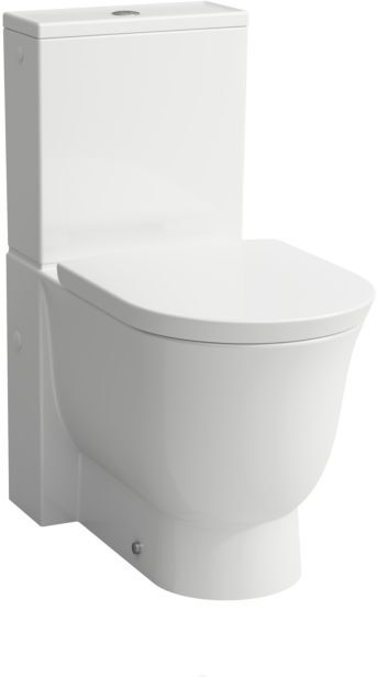 LAUFEN The new classic Stand-WC-Kombination H8248580000001 37x70cm, spülrandlos, weiß