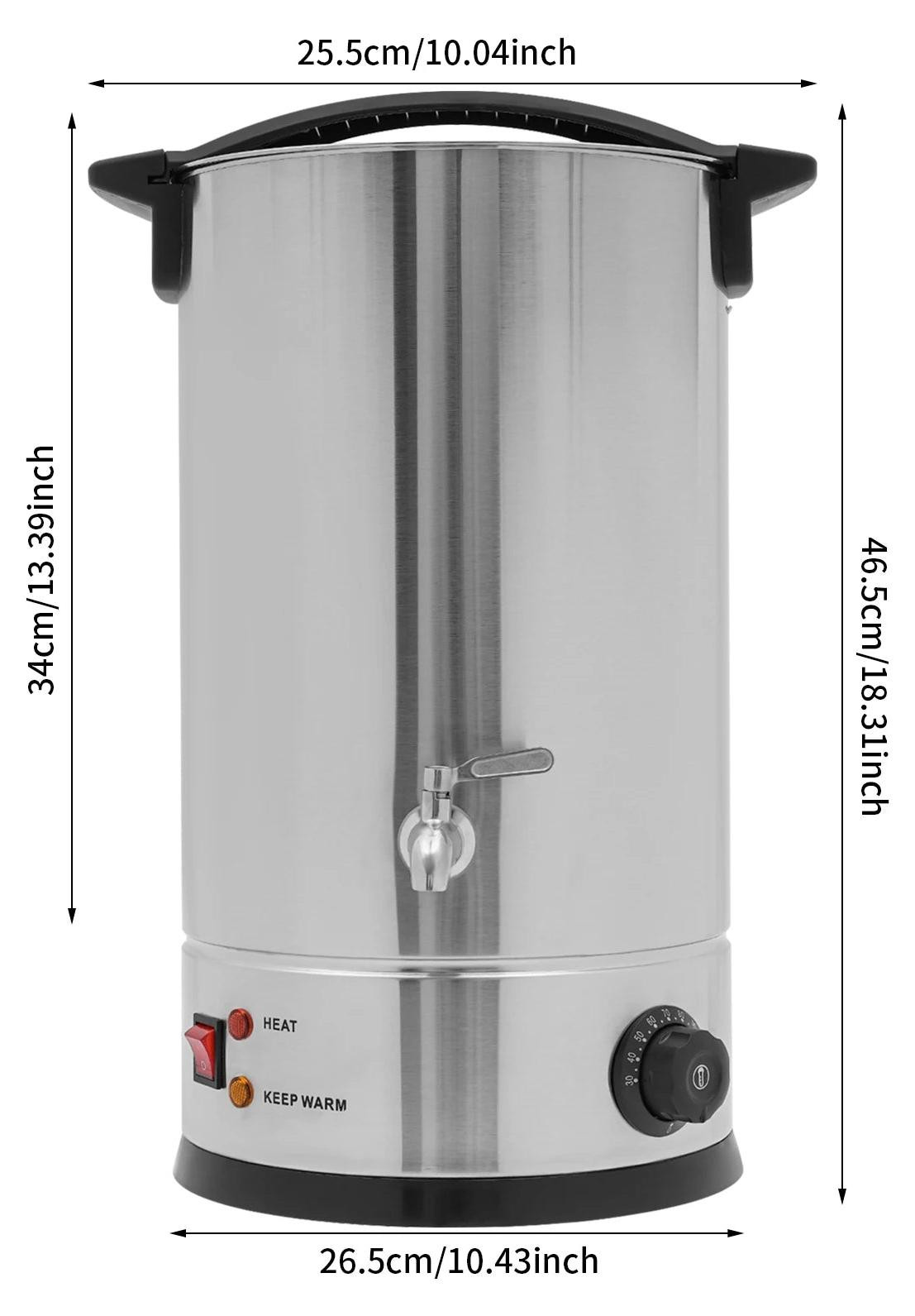 Selius Elektrische Wax Smeltoven - 1400W - RVS - Met Temperatuurregeling