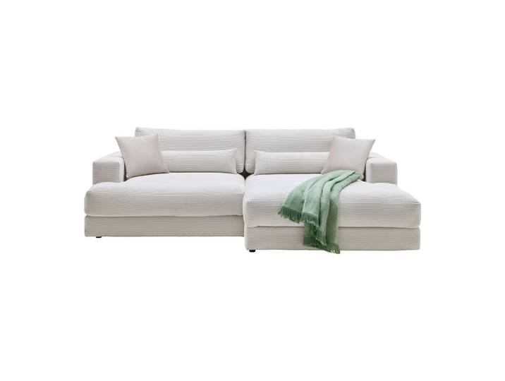 Ecksofa 268/194 cm Beige