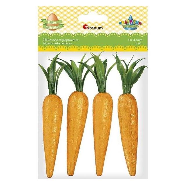 Titanum Styropor-Karotten 22x125mm 4 Stk (41928488)