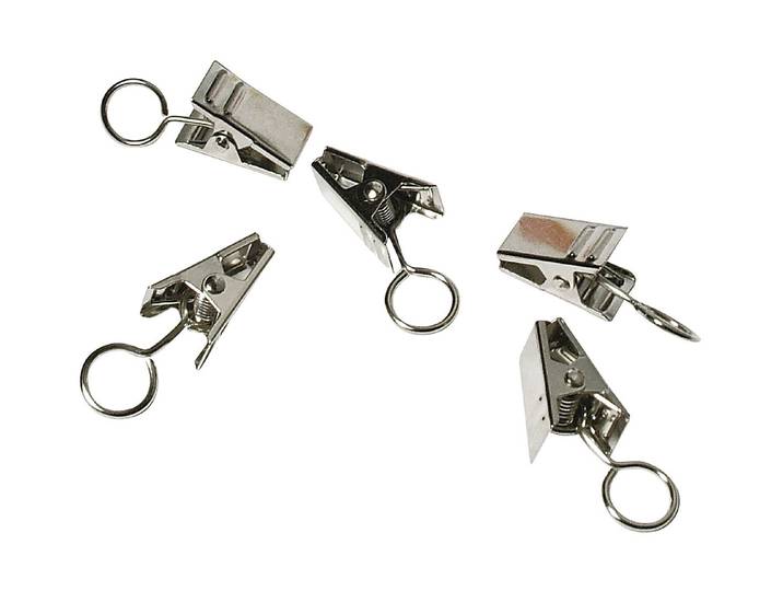 Rayher Metall-Clip mit Öse 18 mm 18 Stück