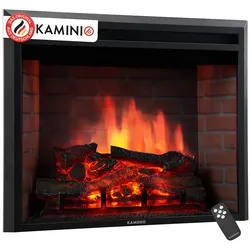 KAMINIO KAMINIO Elektrokamin LUCA - Elektrischer Einbaukamin - 30 Zoll